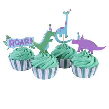 PME Cupcake Set Dinosaurs 24 Pcs PME-CUT17