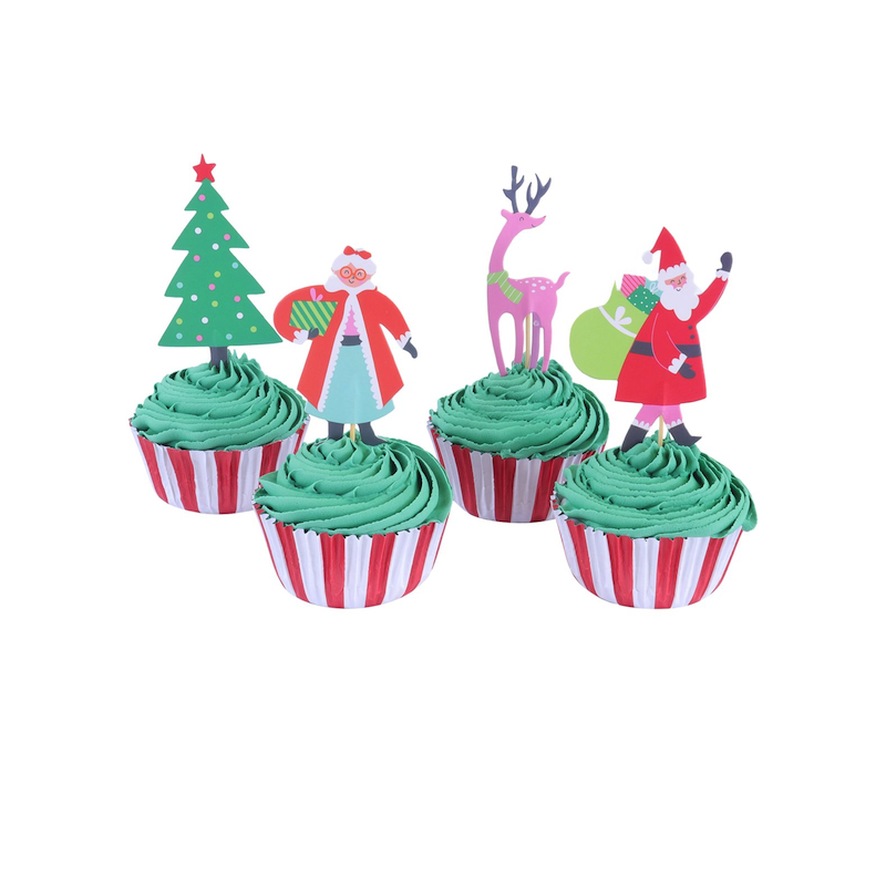 PME Cupcake Set Santa's Workshop, 24 pcs