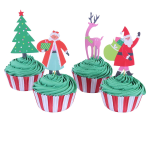PME Cupcake Set Santa's Workshop, 24 pcs
