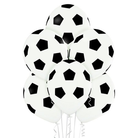 6 Soccer Party Balloons - Football Party Decoration