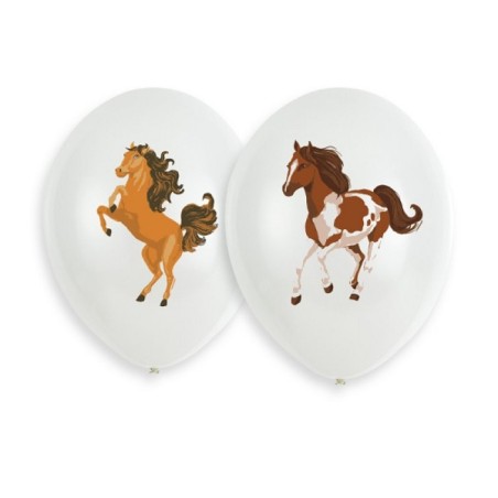 6 Beautiful Horses Balloons - Amscan Beautiful Horses Partyware 9909881