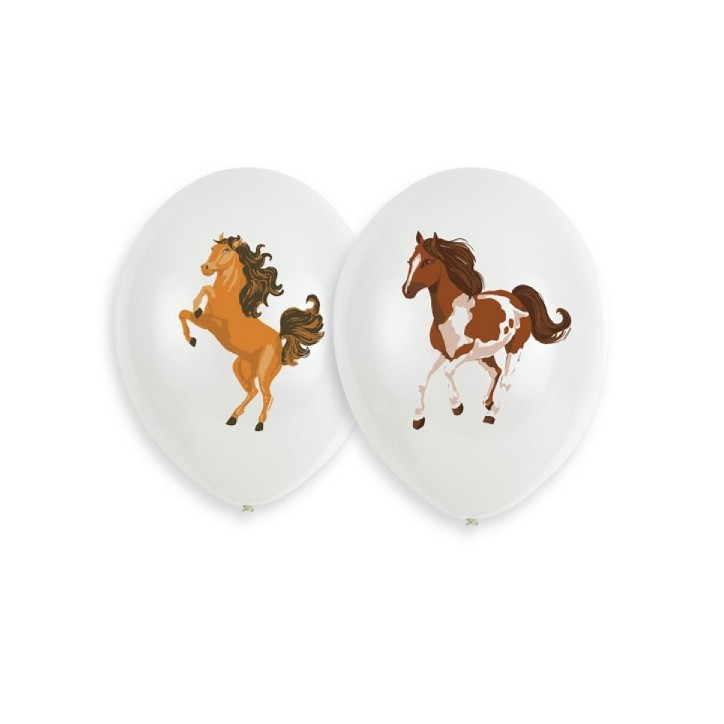 Amscan Beautiful Horses Balloons 6pcs – Horse Party Balloons