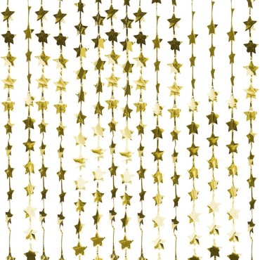 Ginger Ray Gold Sterne Backdrop Vorhang 120x200cm GR-POP-418