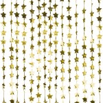 Ginger Ray Gold Star Party Backdrop, 120x200cm