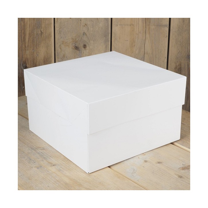 FunCakes Cake Box 25x25x15cm – Sturdy Cake Transport Box