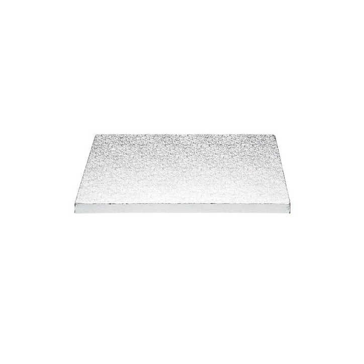 12mm Square Silver Cake Drum 33x33cm