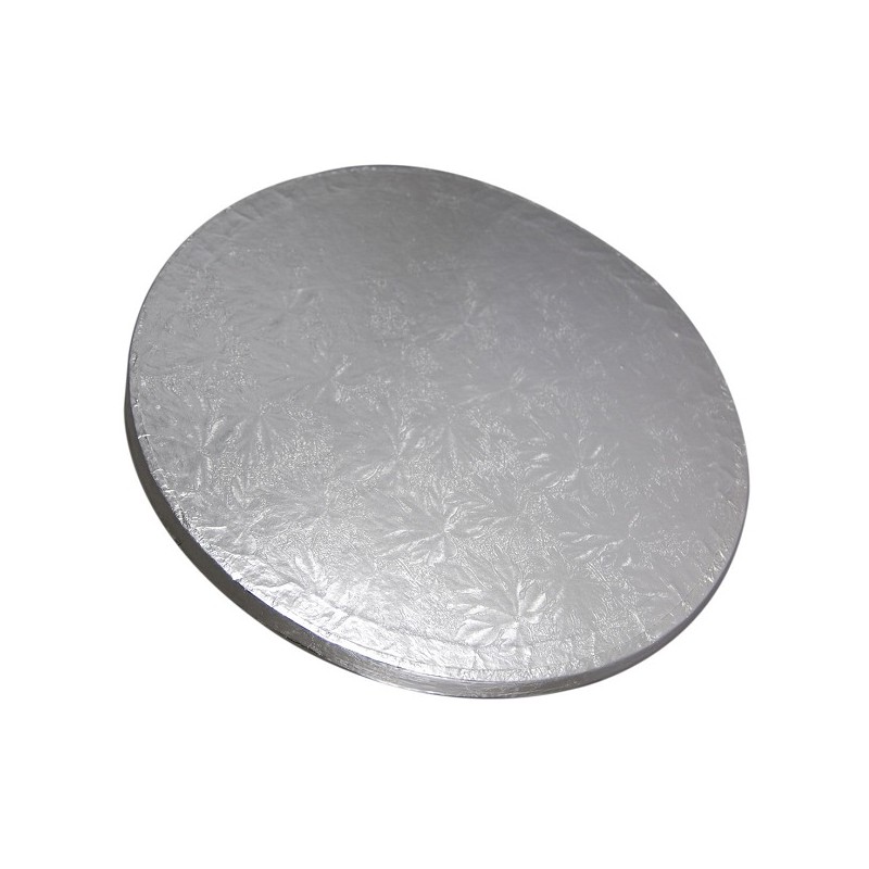 12mm Round Cake Board Silver 15cm