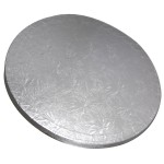 12mm Round Cake Board Silver 15cm