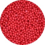 FunCakes 4mm Soft Sugarpearls Red, 60g