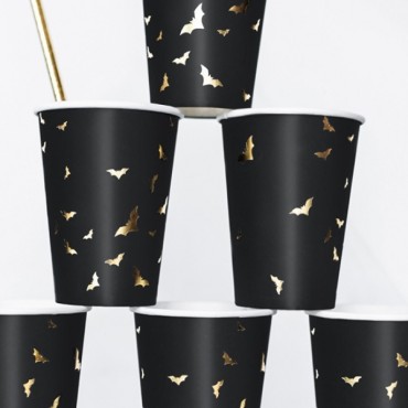 Halloween Party Cups - Halloween Partyware - Halloween Cups Bat