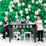 PartyDeco Soccer Party Cups, 6 pcs