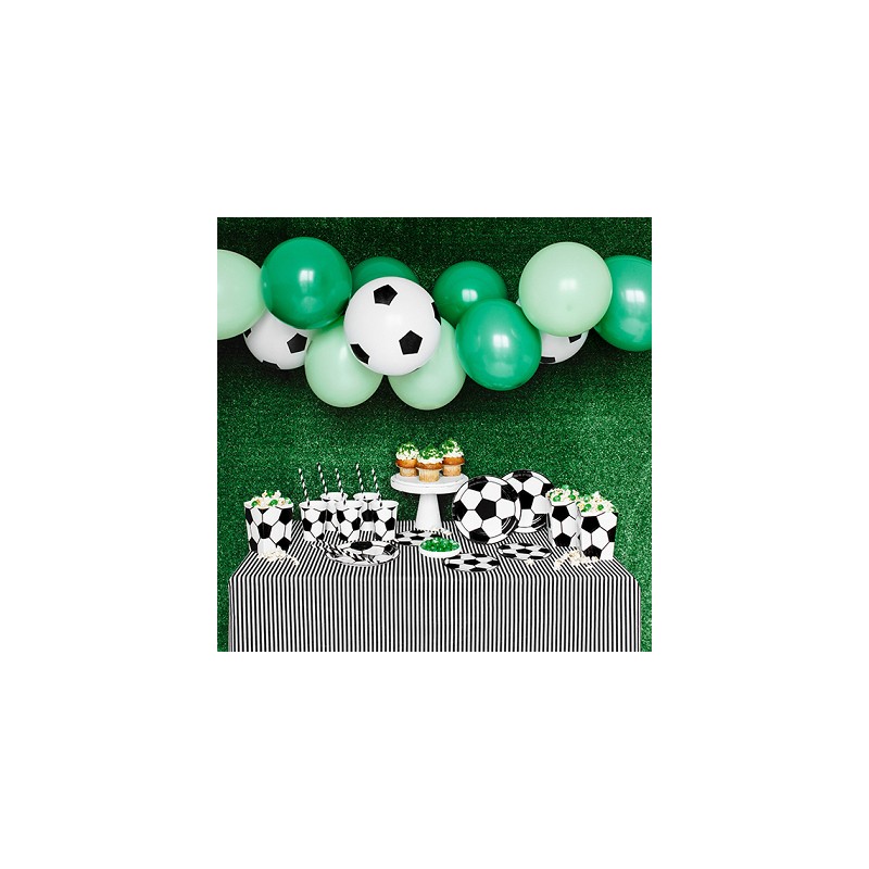 PartyDeco Soccer Party Decoration Set, 60 pcs