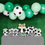 PartyDeco Soccer Party Decoration Set, 60 pcs