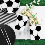 PartyDeco Soccer Party Decoration Set, 60 pcs