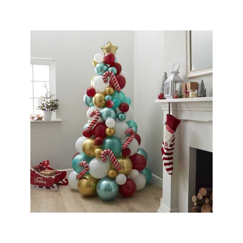 Ginger Ray Ballon-Set Weihnachtsbaum