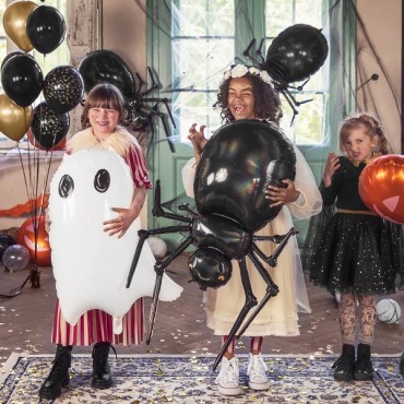 Glossy Spider Balloon - Halloween Decoration - Halloween Spider Foilballoon