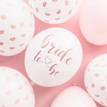 Bride to Be Party Balloons 6 pcs - Bachelorette Partydecoration