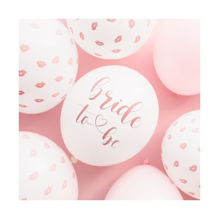 PartyDeco Bride to Be Polterabend Ballon Bundle 6 Stück PartyDeco Bride to Be Polterabend Ballon Bundle 6 Stück