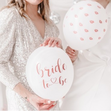 Bride to Be Party Balloons 6 pcs - Bachelorette Partydecoration