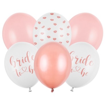 Bride to Be Party Balloons 6 pcs - Bachelorette Partydecoration