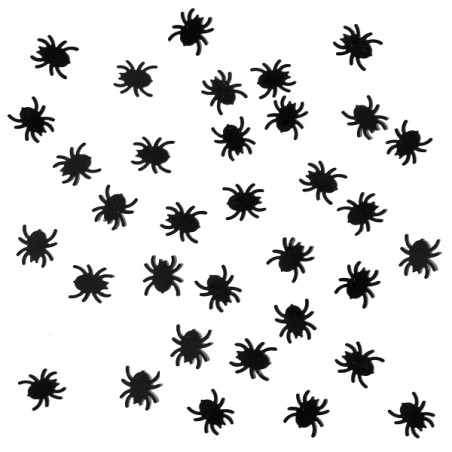Black Spider Confetti - Spider Party Table Scatter Decoration - Halloween Tabledecoration - Halloween Partyware