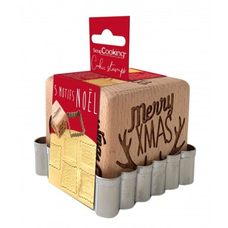 Scrapcooking Weihnachts-Keksstempel & Ausstecher Set festliche Designs