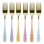 Miss Etoile Desert Forks Gold-Top Eyes, 6 pcs