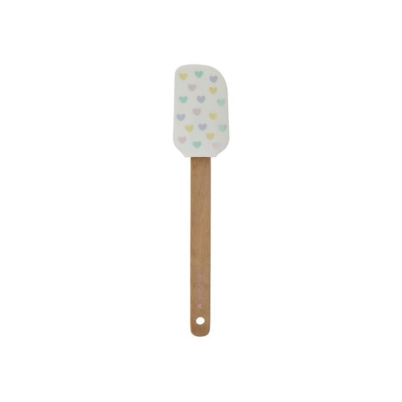 Miss Etoile Bamboo-Spatula Hearts Allover, 25cm