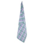 Miss Etoile Tea Towel Checkered Green-Lilac, 50x70cm
