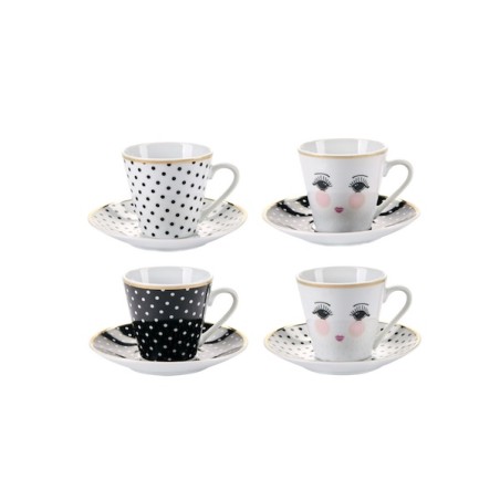Miss Etoile Espresso Cups Gift Set 4 Pcs ME-4971843