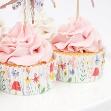 Fairy Cupcake Kit (x 24 toppers) - Meri Meri Fairy Baking Set 215164