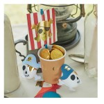 Meri Meri Pirate Ship Party Cup & Straw Set, 8 pcs