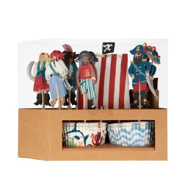 Pirateship Muffin Kit with Toppers