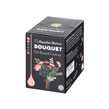 Bouquet Collection of Sugarflair Oils 6 x 30ml