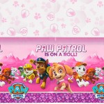 Amscan Paw Patrol Table Cover Pink, 137 x 243cm