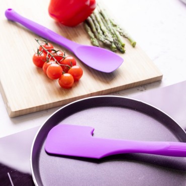 Silicone Spatula Purple 28cm - Colourworks Spatula Violet