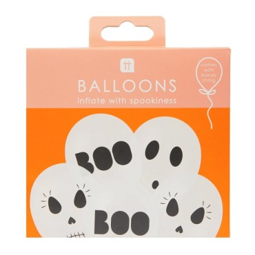 Halloween Printed Balloons - 5 Pack - Halloween Party Supply - Halloween Balloon Bundle