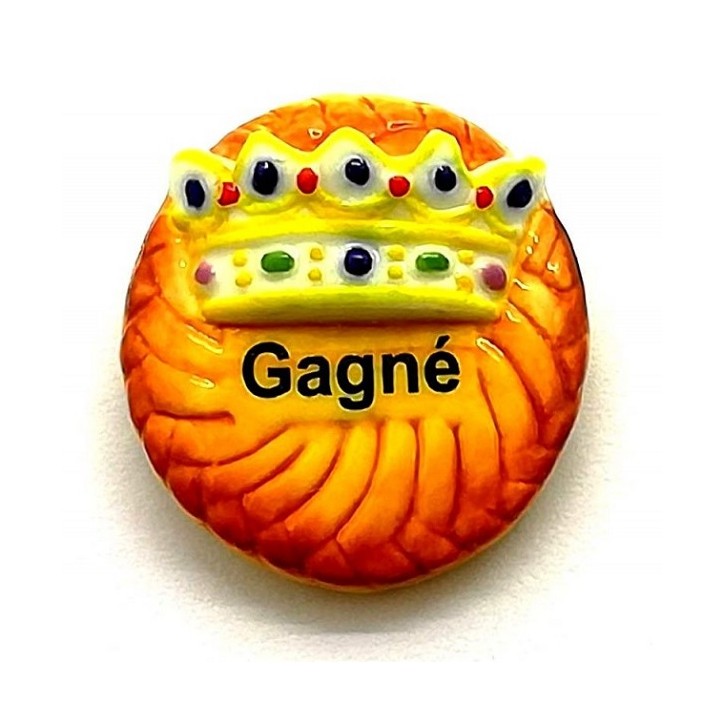 Porcelain Three Kings Crown Coin Figurine