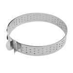 ScrapCooking perfirated Tart Ring - Adjustable 16-30cm