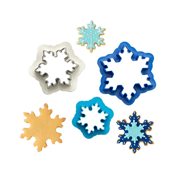 Decora Frozen Star Schneeflocken Ausstecher Set 3 Stück Decora Frozen Star Schneeflocken Ausstecher Set 3 Stück