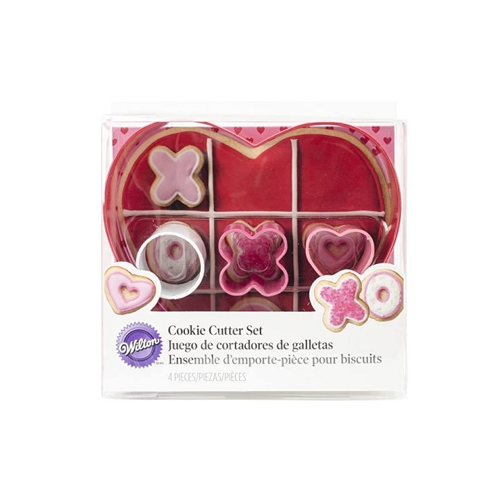 Wilton Love Game Heart Cutter Set 4 Pieces Wilton Love Game Heart Cutter Set 4 Pieces