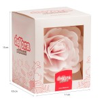 DeKora 12.5cm Edible Wafer Paper Rose PINK, 1 pcs