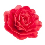deKora 12.5cm Esspapier Rose ROT, 1 Stück