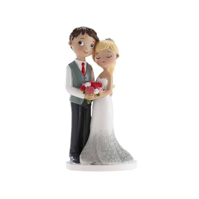 DeKora Wedding Cake Topper Serenity Love Couple, 16cm