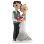 DeKora Wedding Cake Topper Serenity Love Couple, 16cm