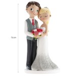 DeKora Wedding Cake Topper Serenity Love Couple, 16cm