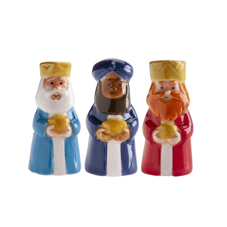 Ceramic Epiphany King Figurine – Three Kings Cake Charm (1 Piece) Ceramic Epiphany King Figurine – Three Kings Cake Charm (1 Piece)