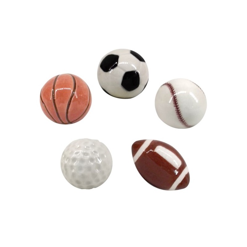 Keramik Dreikönigsfigur Sportball, 1 Stück