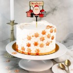 DeKora Santa Claus Christmas Cake Topper 16.5x10cm