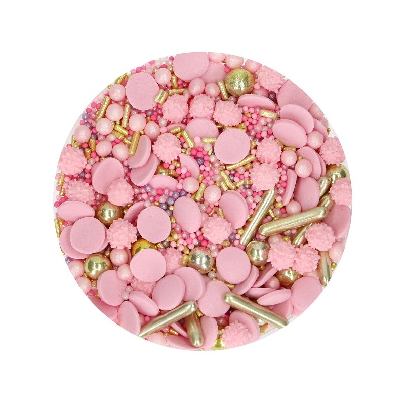 FunCakes Glamour Pink Medley Sprinkles, 65g